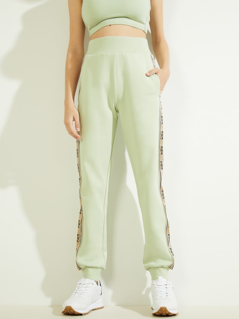 Spodnie Damskie Guess Eco Britney Joggers Mięta | 107942-AUK