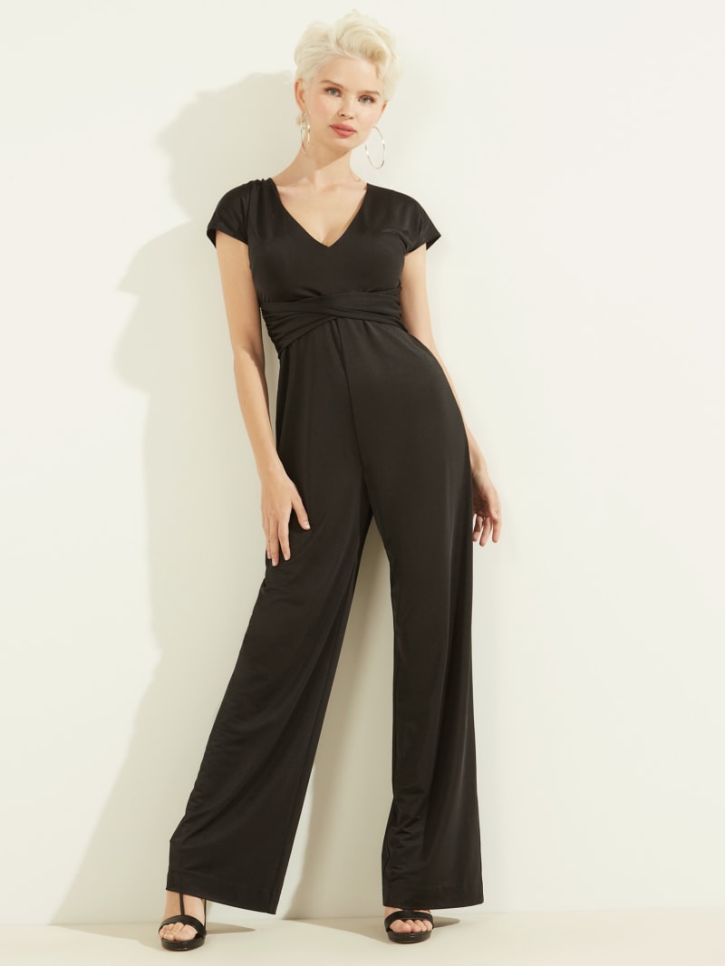 Sukienki Damskie Guess Candice Jumpsuit Czarne | 640598-KMY