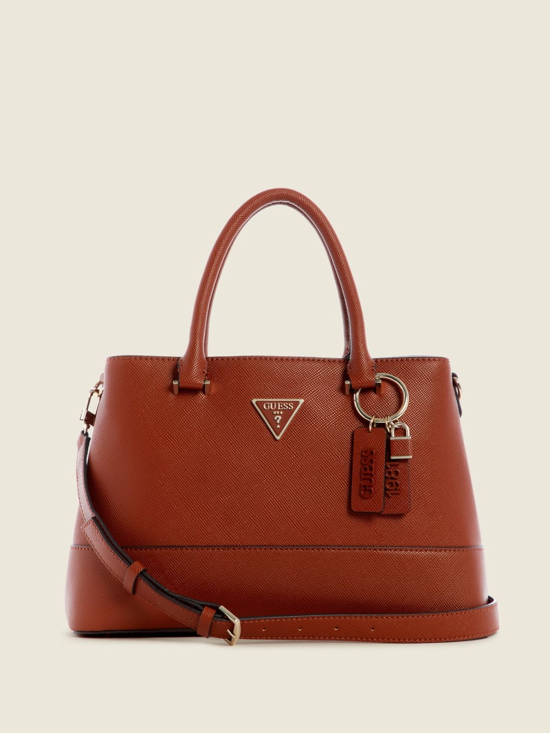 Torba Satchel Damskie Guess Cordelia Luxury Brązowe | 456012-KSF