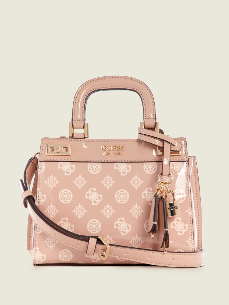 Torba Satchel Damskie Guess Katey Różowe | 569824-PVF