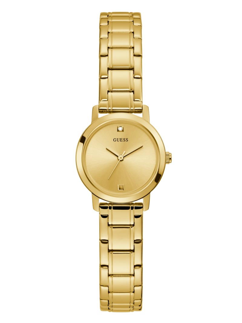 Zegarek Damskie Guess Gold-Tone Diamond Analog Złote | 059413-XAR