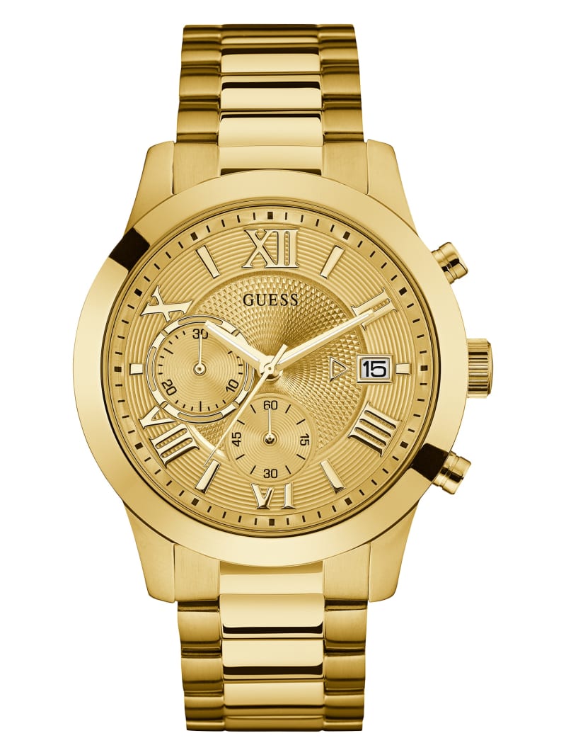 Zegarek Damskie Guess Gold-Tone Klasyczne Złote | 935748-CSP