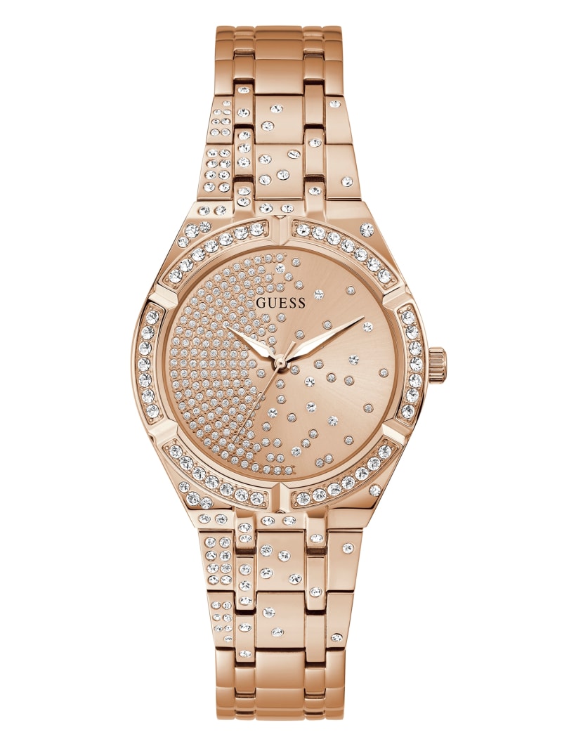 Zegarek Damskie Guess Rose Gold-Tone Analog Miedź | 042367-CJQ