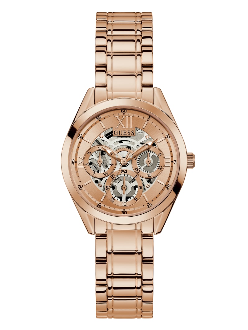 Zegarek Damskie Guess Rose Gold-Tone Wielofunkcyjny Miedź | 819057-BMA