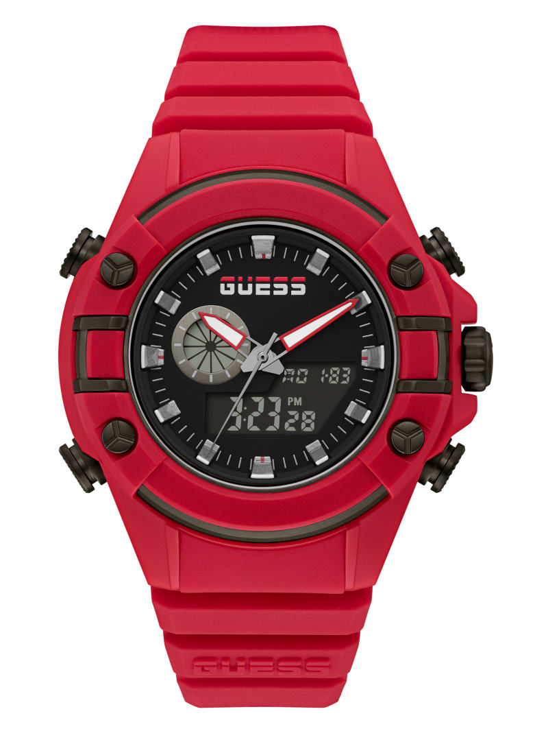 Zegarek Męskie Guess G Force Red Cyfrowy Czerwone | 751682-FKB