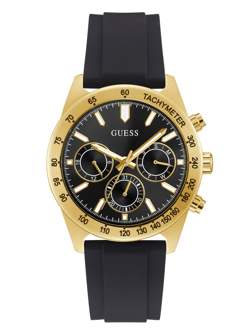 Zegarek Męskie Guess and Gold-Tone Wielofunkcyjny Kolorowe | 674910-BKX