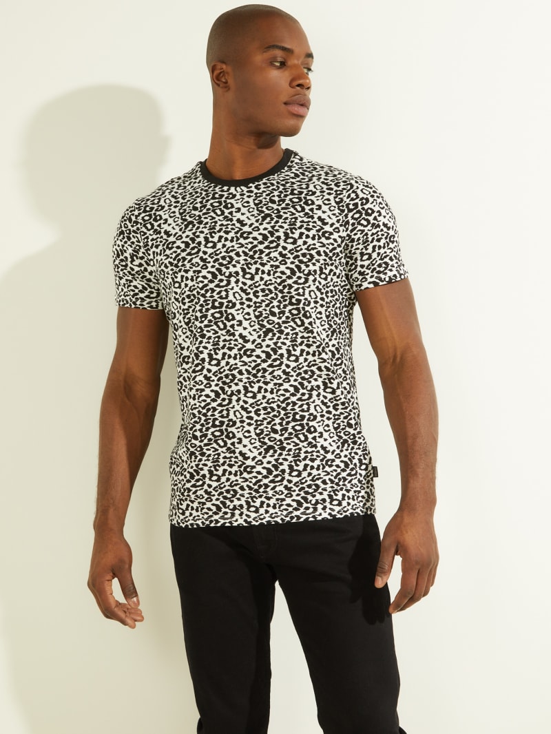 Koszulki Męskie Guess Eco Animal Printed Tee Kolorowe | 067519-TKX