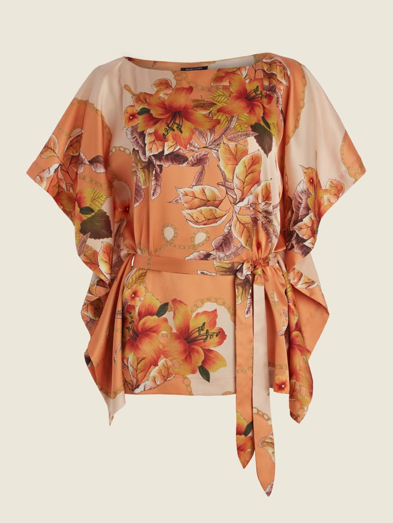 Najfatalniejszy Damskie Guess Baja Beach Kimono Kwiaty | 175283-HIA