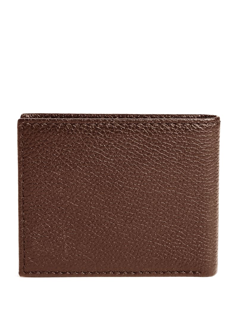 Plecaki Męskie Guess Bishop Bifold Brązowe | 405817-NFC