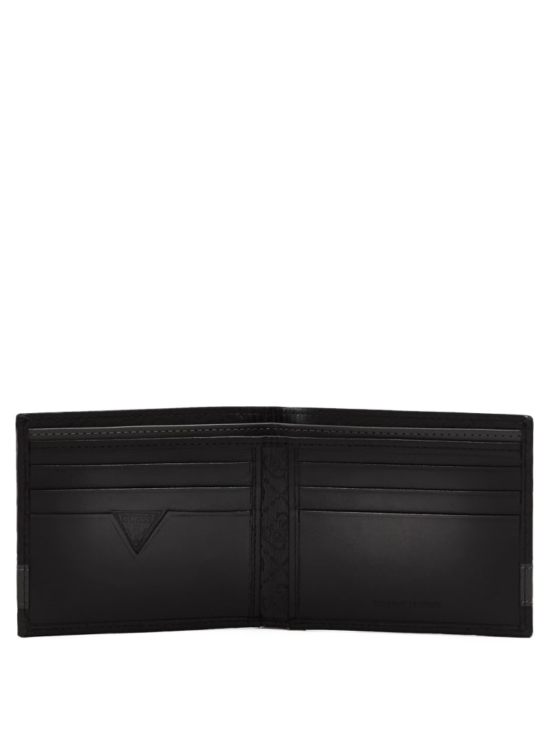 Plecaki Męskie Guess Mesa Double Billfold Czarne Szare | 678920-RXM