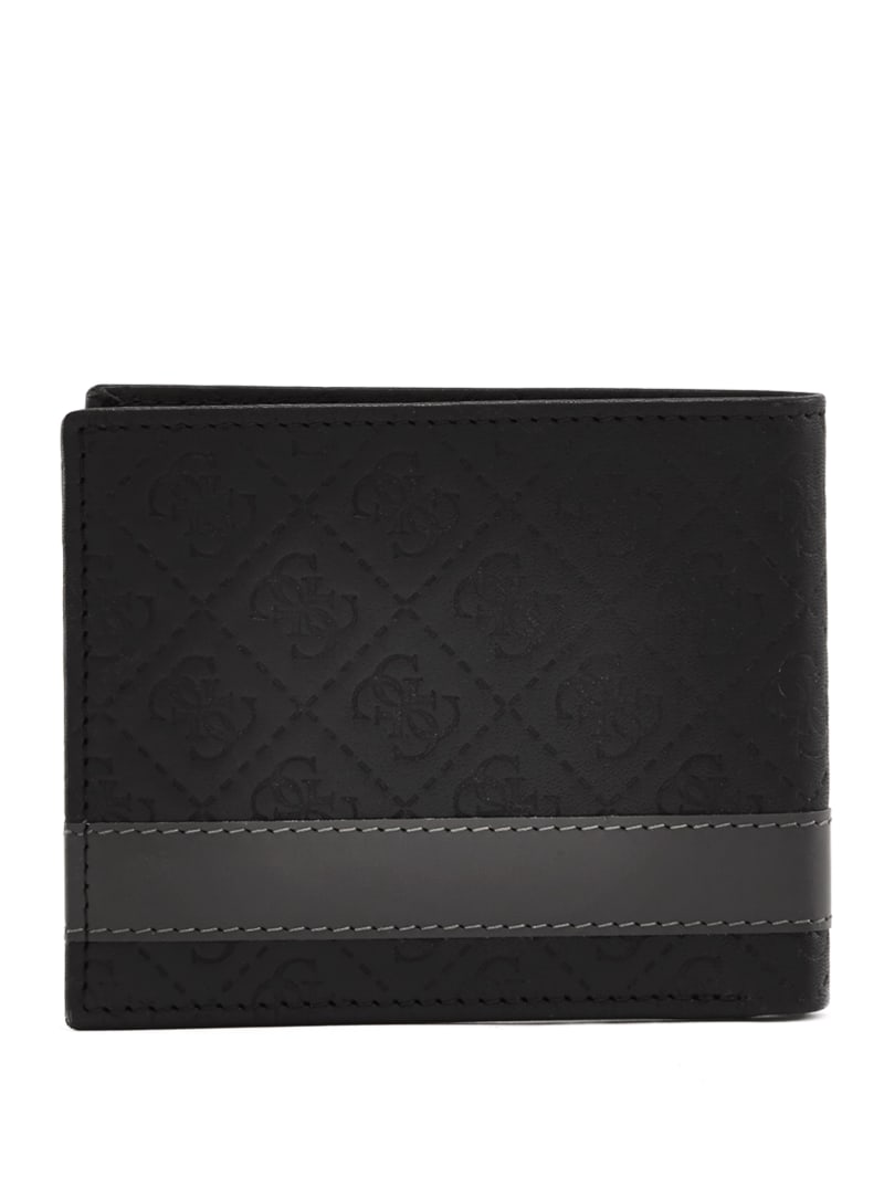 Plecaki Męskie Guess Mesa Double Billfold Czarne Szare | 678920-RXM