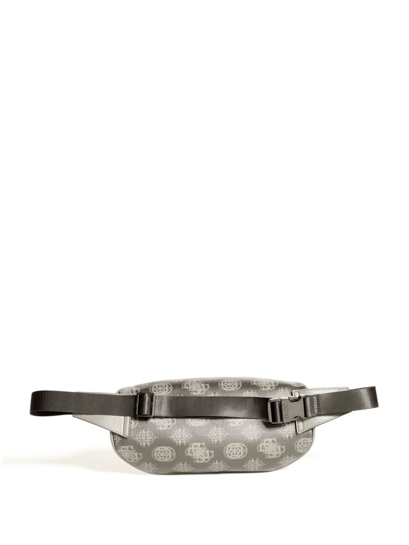 Plecaki Męskie Guess Quatro Belt Szare | 397852-GHJ