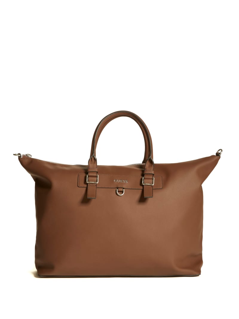 Plecaki Męskie Guess Riviera Duffle Brązowe | 418269-RJL