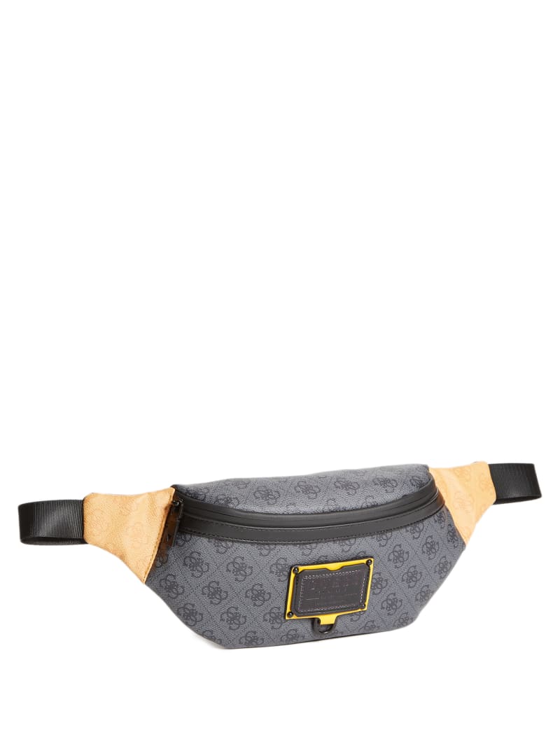 Plecaki Męskie Guess Salameda Fanny Pack Czarne | 690524-IPJ