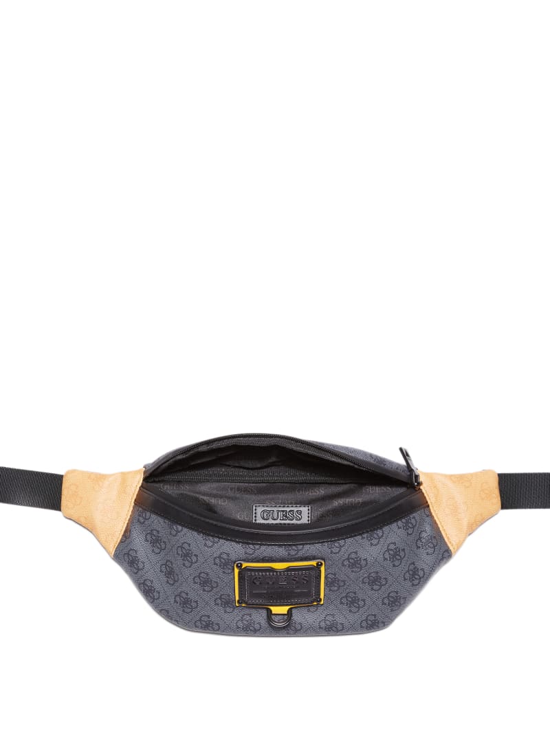 Plecaki Męskie Guess Salameda Fanny Pack Czarne | 690524-IPJ