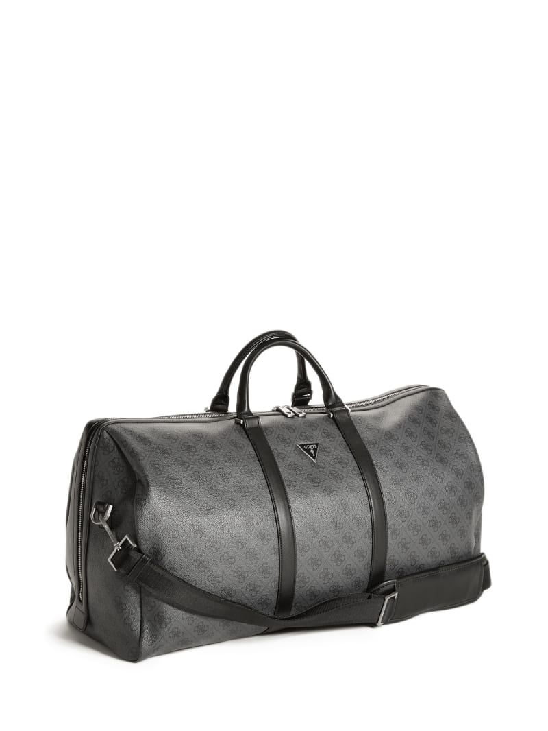 Plecaki Męskie Guess Vezzola Smart Weekender Duffle Czarne | 148702-BME