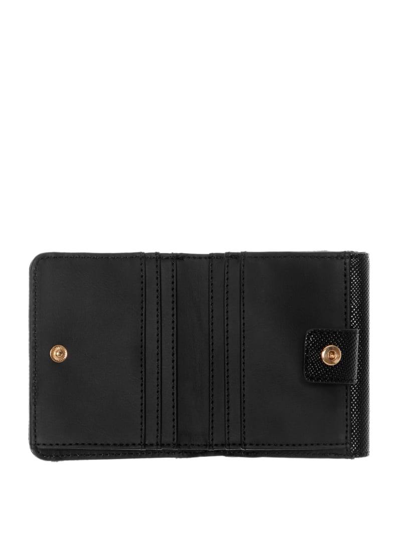 Portfele Damskie Guess Abey Card & Coin Purse Czarne | 913805-ZLI