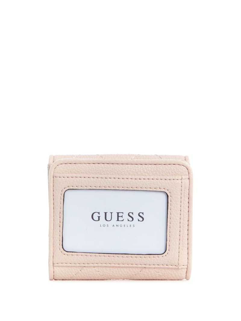 Portfele Damskie Guess Abey Card & Coin Purse Różowe | 973682-HXO