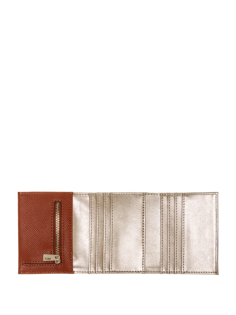 Portfele Damskie Guess Gillian Petite Trifold Morelowe | 193507-NEP