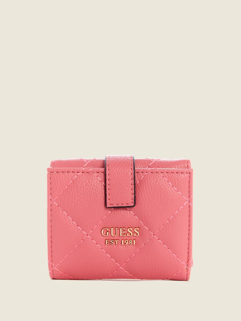 Portfele Damskie Guess Gillian Petite Trifold Morelowe | 193507-NEP