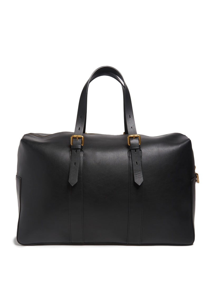 Portfele Damskie Guess Scala Smart Duffle Czarne | 516247-AIU