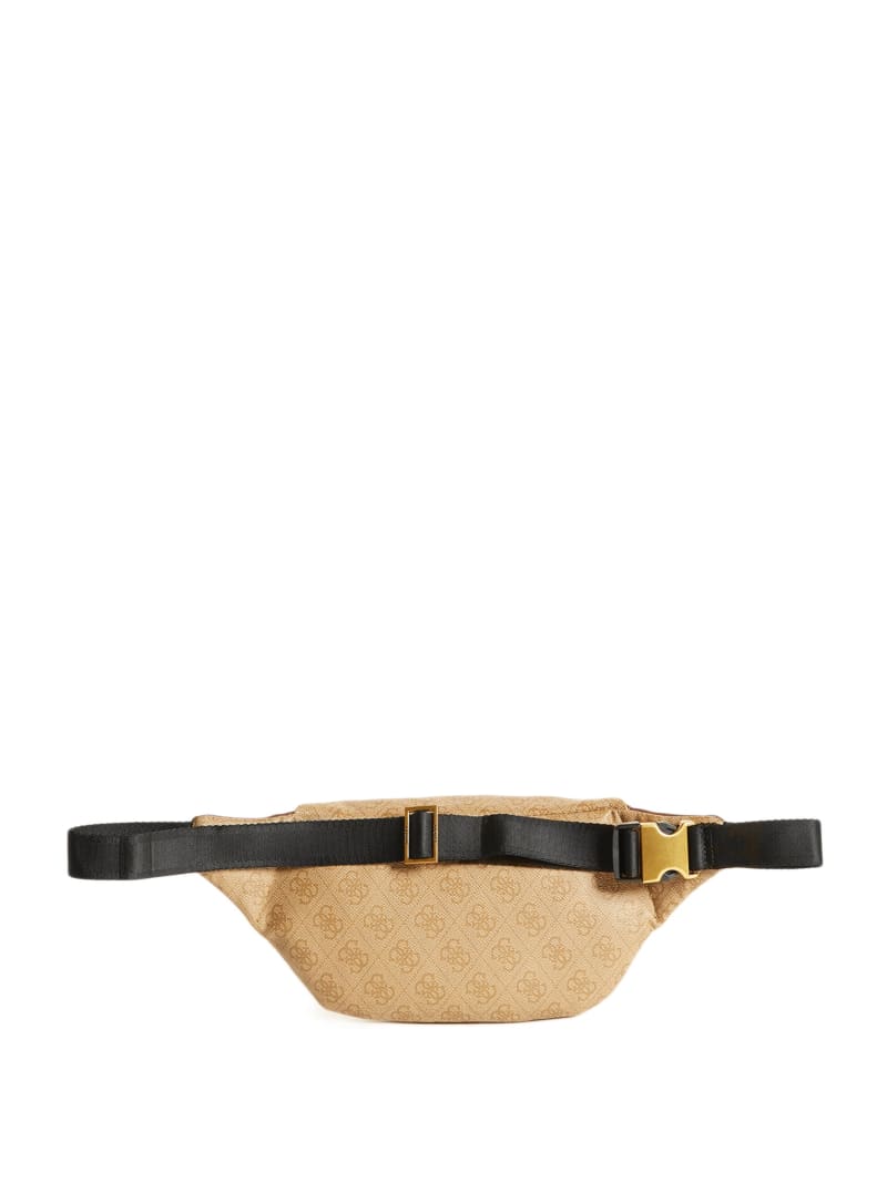 Portfele Damskie Guess Vezzola Belt Brązowe | 891576-TFE