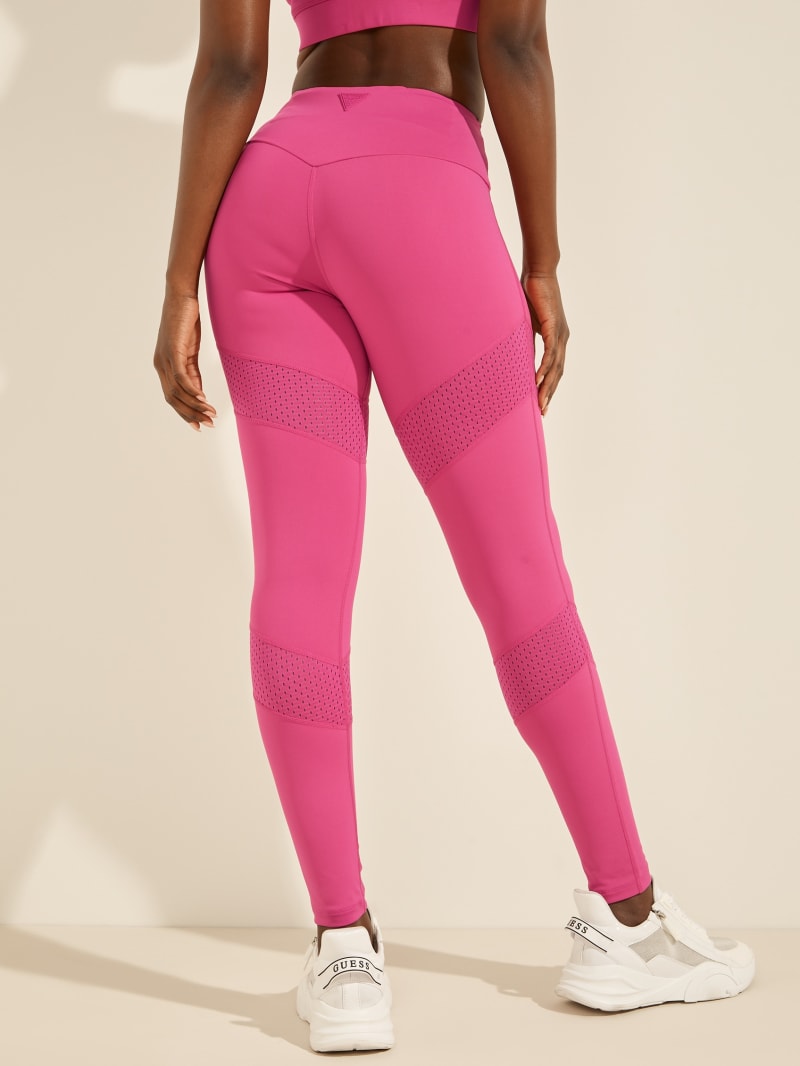 Spodnie Damskie Guess Cora Leggings Fioletowe | 947238-EPA