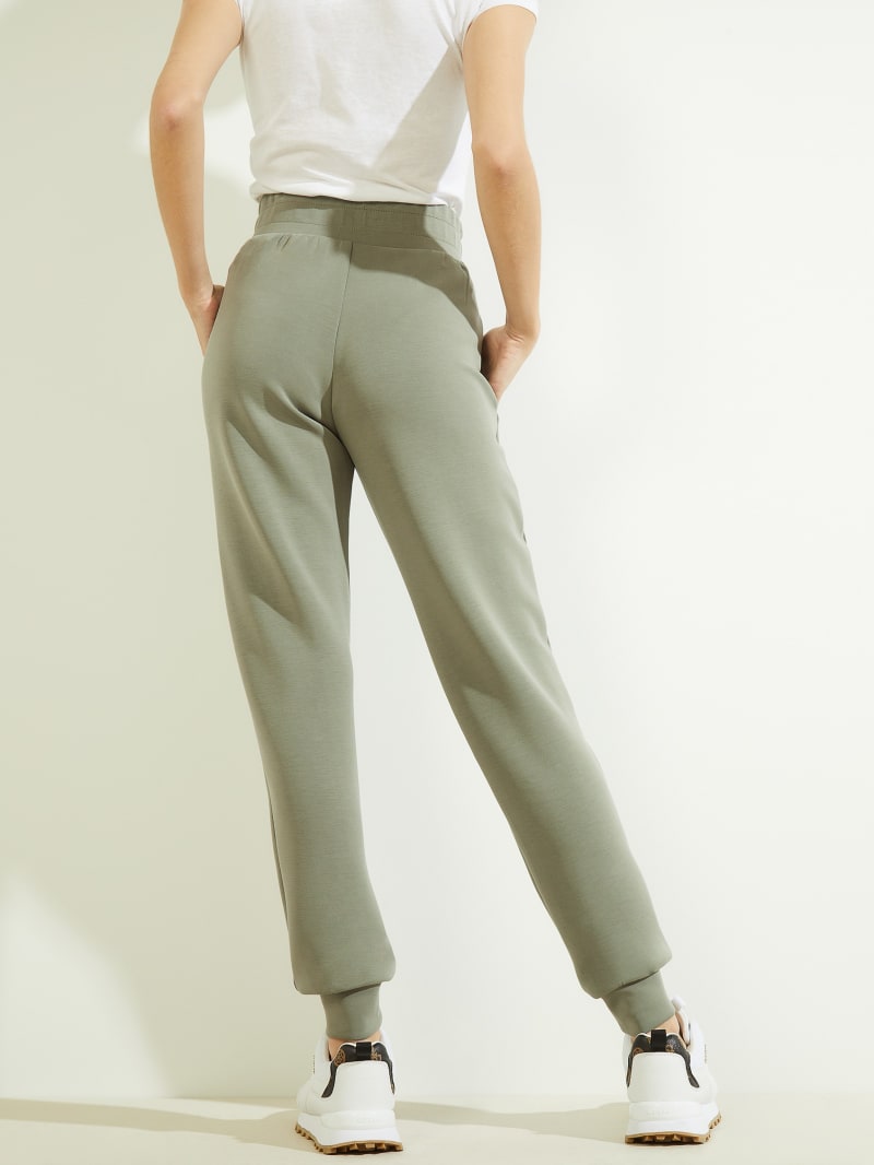 Spodnie Damskie Guess Eco Effie Joggers Oliwkowe | 174906-XIV