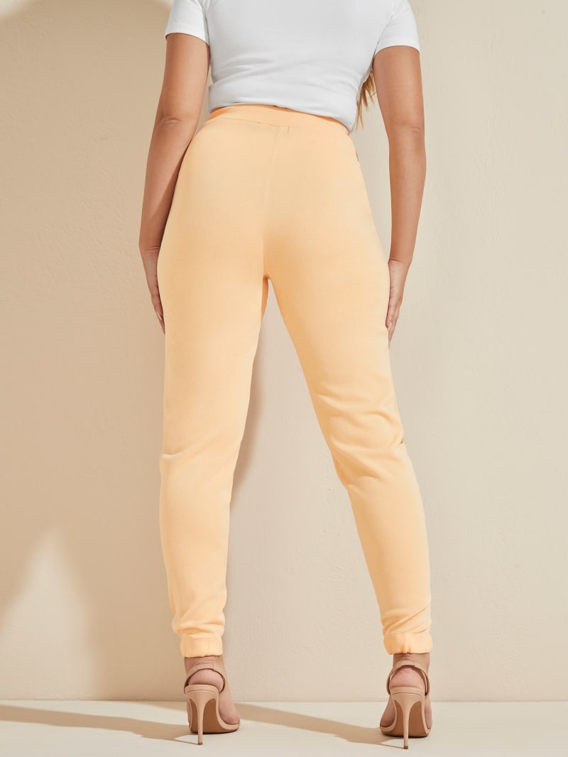 Spodnie Damskie Guess Francesca Leisure Jogger Koralowe | 694372-XAP