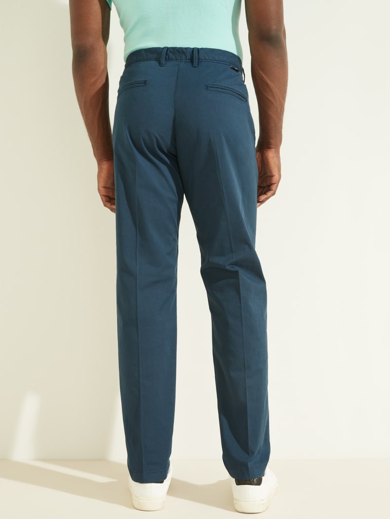 Spodnie Męskie Guess Eco New Original Chino Niebieskie | 210547-GWZ