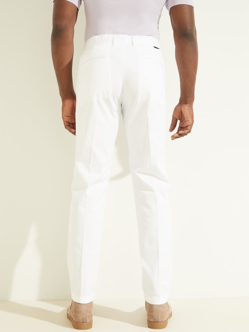 Spodnie Męskie Guess Eco New Original Chino Białe | 453792-NGU