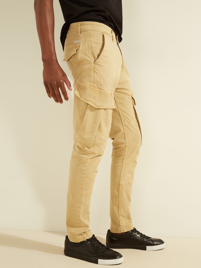 Spodnie Męskie Guess Lonita Twill Cargos Kolorowe | 296573-DXC