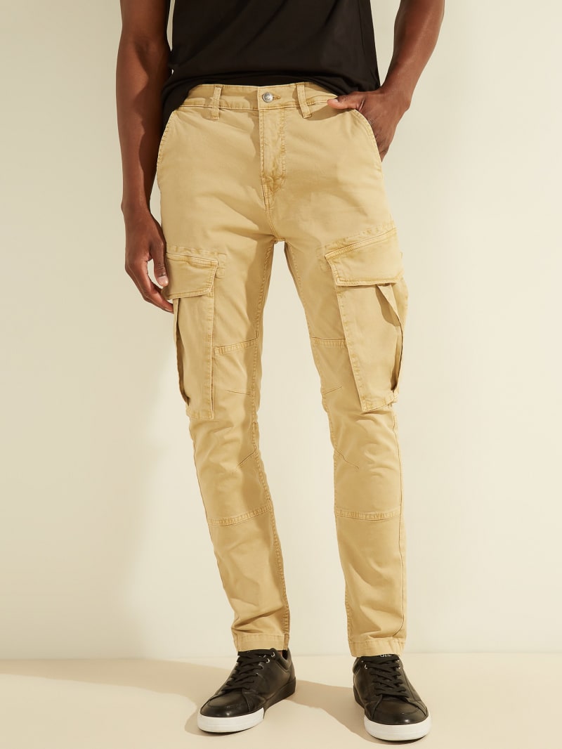 Spodnie Męskie Guess Lonita Twill Cargos Kolorowe | 296573-DXC