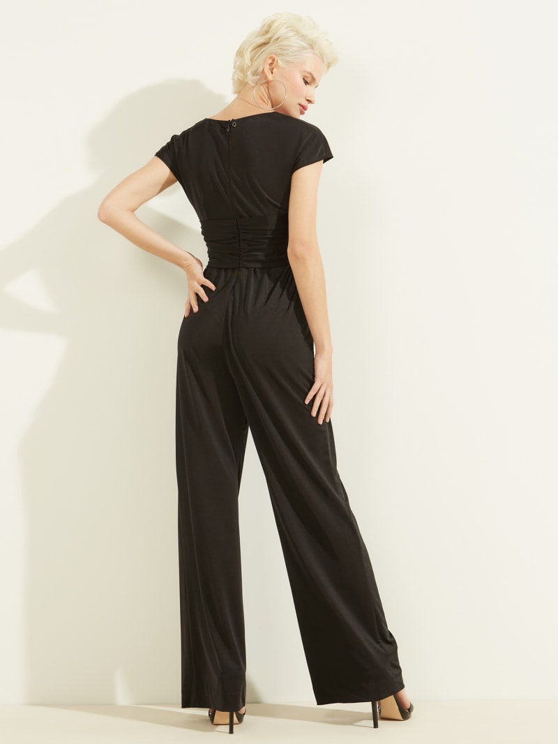 Sukienki Damskie Guess Candice Jumpsuit Czarne | 640598-KMY