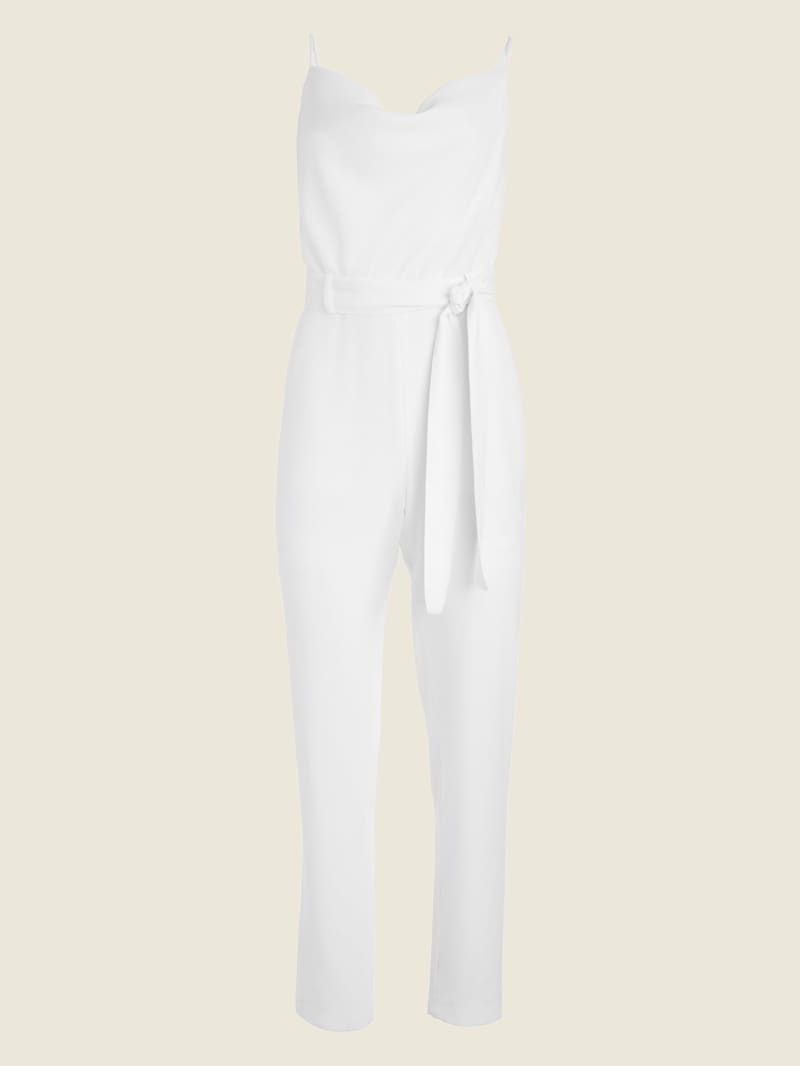 Sukienki Damskie Guess Elodie Jumpsuit Białe | 820159-DGN