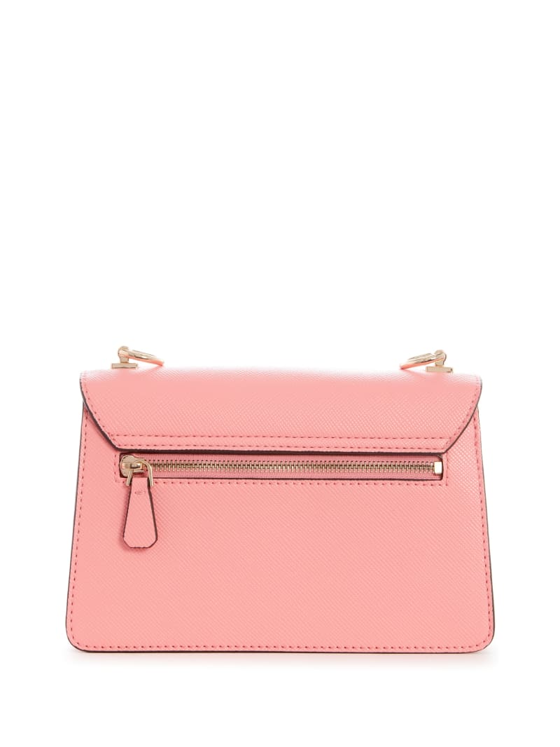 Torba Crossbody Damskie Guess Alexie Flap Różowe | 381492-VRK