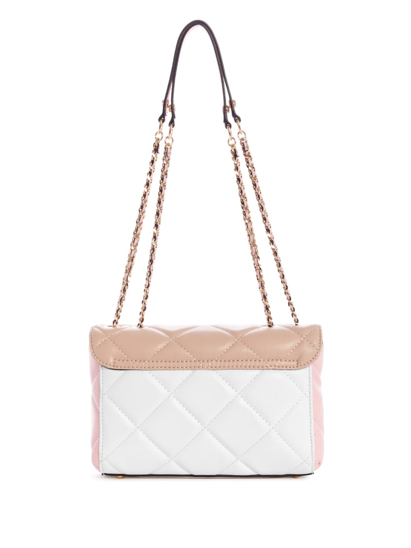 Torba Crossbody Damskie Guess Cessily Quilted Convertible Różowe | 692810-CPD