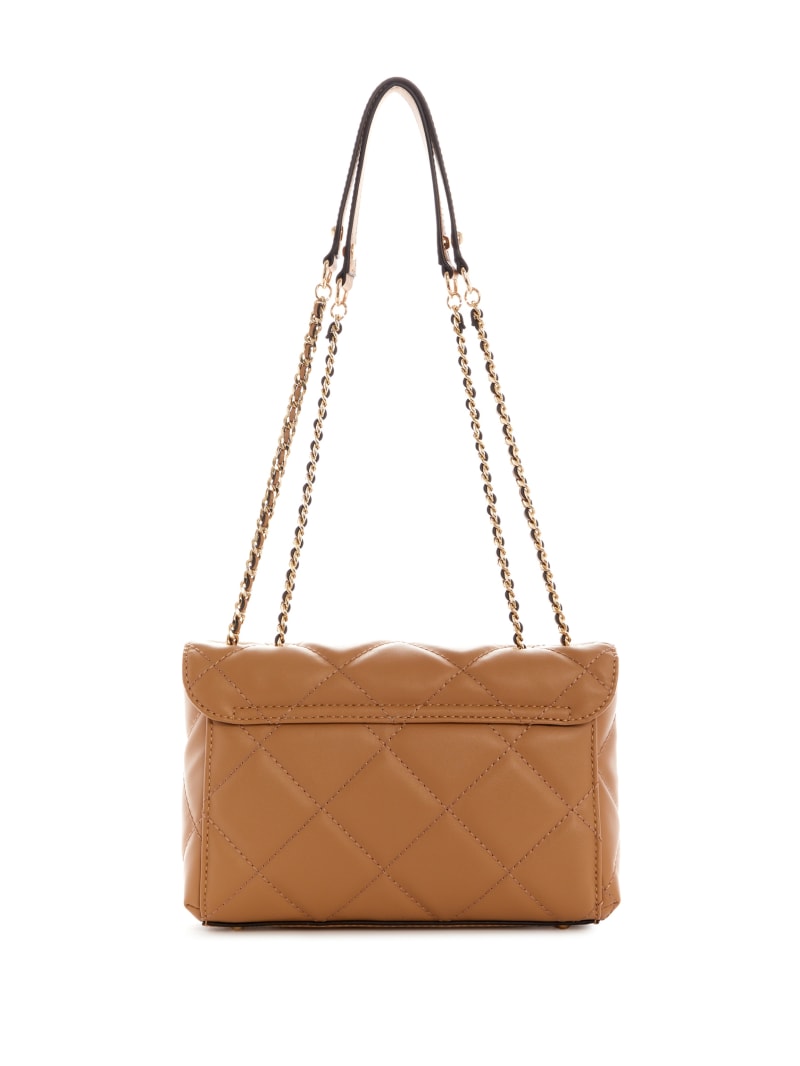 Torba Crossbody Damskie Guess Cessily Quilted Convertible Beżowe | 753421-TCL