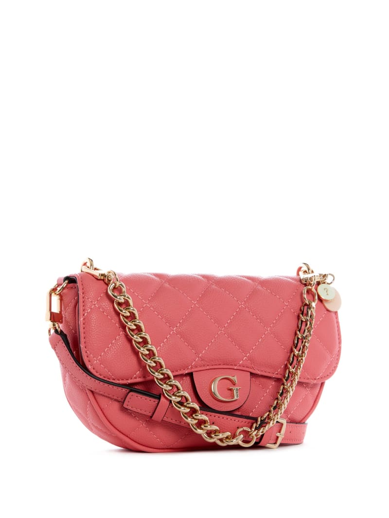 Torba Crossbody Damskie Guess Gillian Quilted Flap Morelowe | 819543-YEH