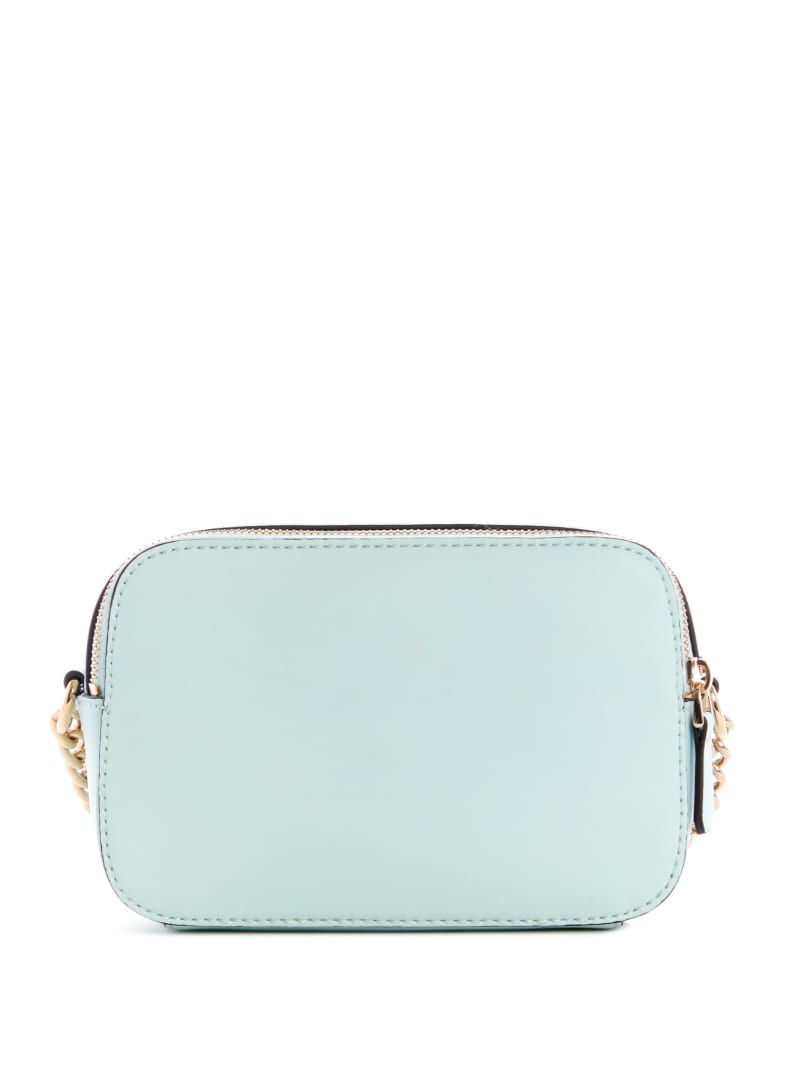 Torba Crossbody Damskie Guess Hassie Camera Turkusowe | 057968-HGU