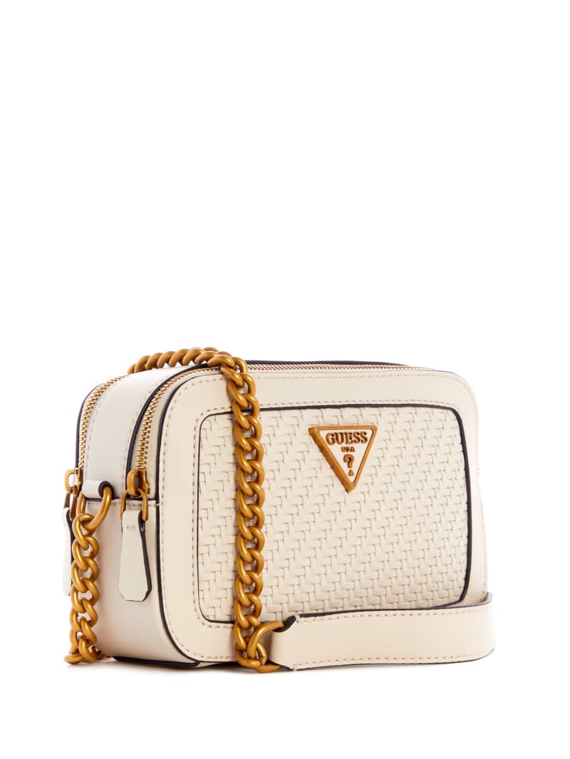 Torba Crossbody Damskie Guess Hassie Camera Szare | 189302-QPE