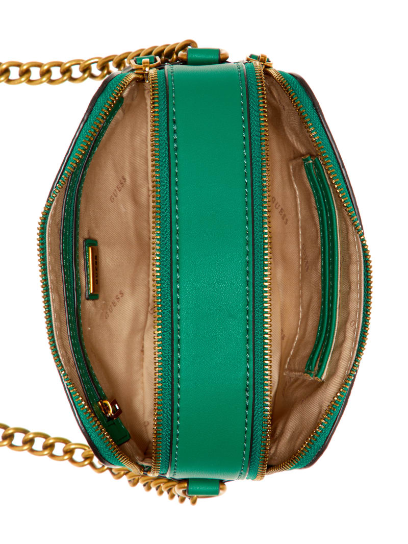 Torba Crossbody Damskie Guess Hassie Camera Zielone | 213408-OKT