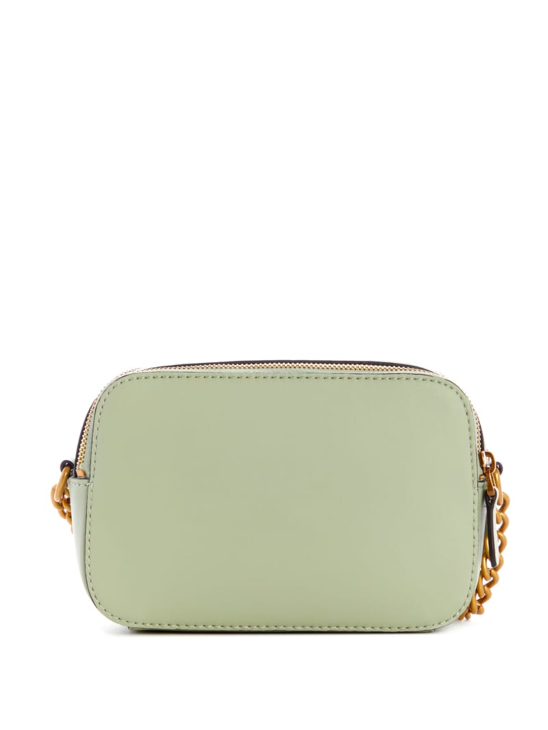 Torba Crossbody Damskie Guess Hassie Camera Oliwkowe | 716389-WHQ