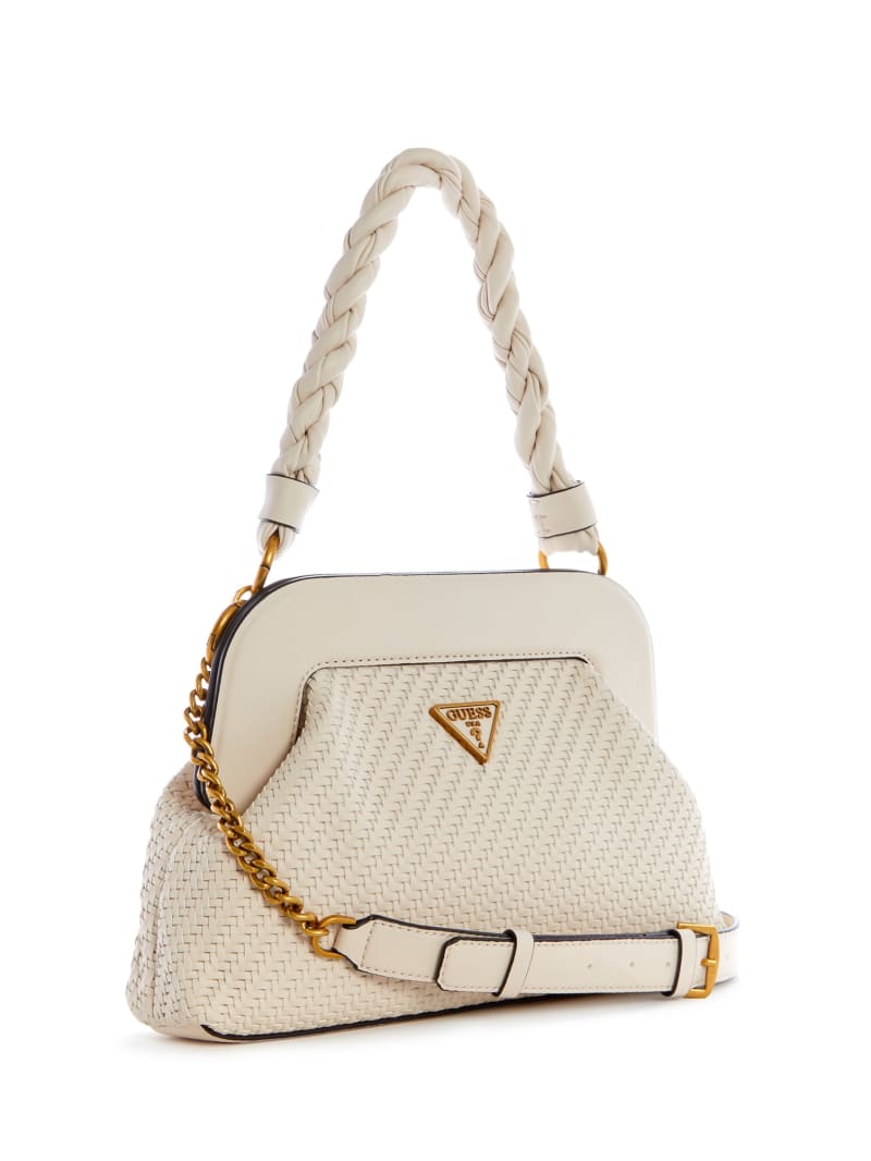 Torba Crossbody Damskie Guess Hassie Frame Szare | 168794-ZLW