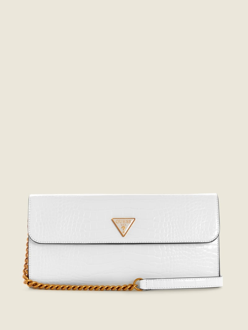 Torba Crossbody Damskie Guess Kyla Clutch Białe | 319687-LGI