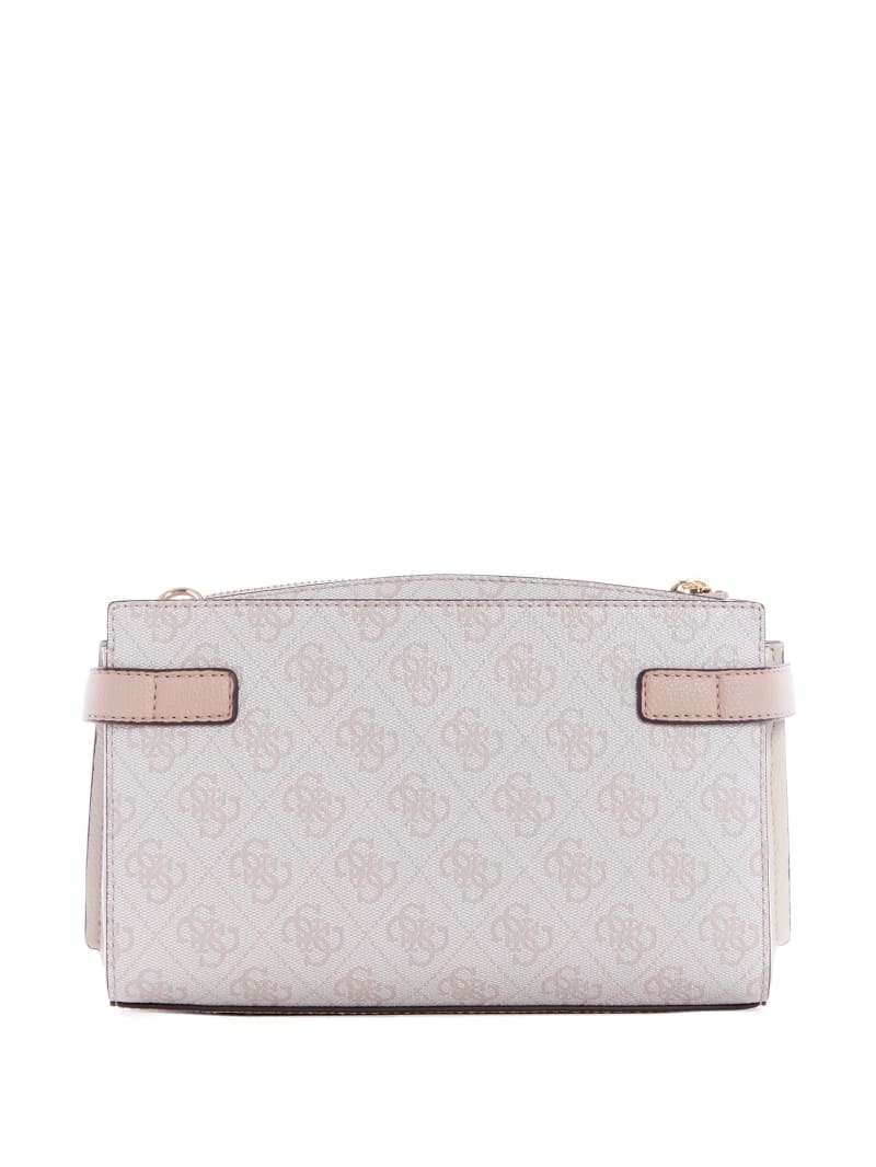 Torba Crossbody Damskie Guess Zadie Logo Elite Różowe | 398401-WNS