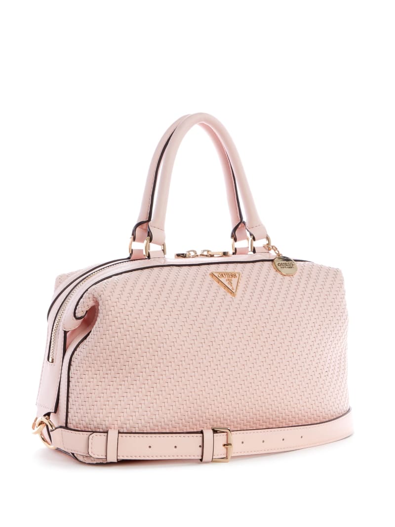 Torba Satchel Damskie Guess Hassie Soho Różowe | 185462-FQV