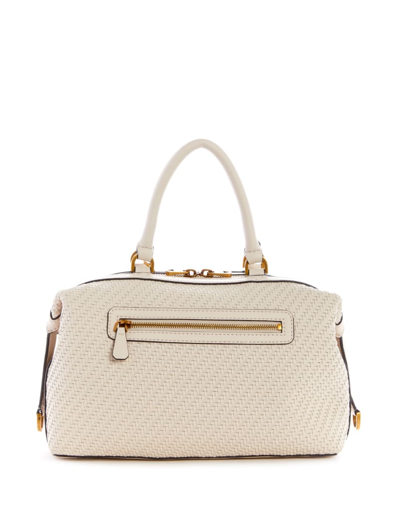 Torba Satchel Damskie Guess Hassie Soho Szare | 421573-KCN