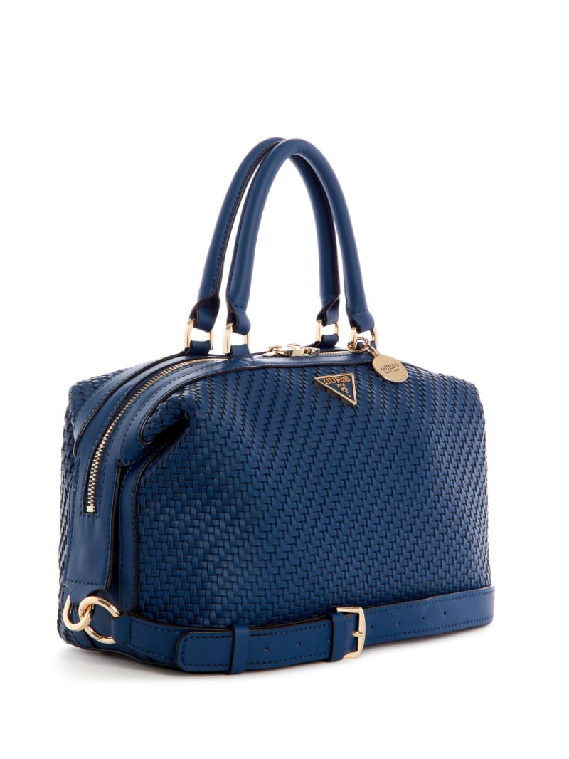 Torba Satchel Damskie Guess Hassie Soho Granatowe | 814392-OPF