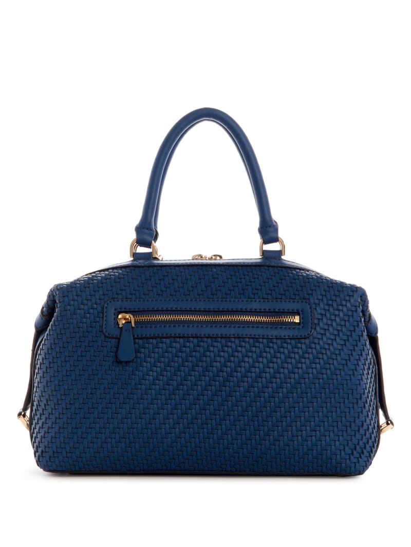 Torba Satchel Damskie Guess Hassie Soho Granatowe | 814392-OPF